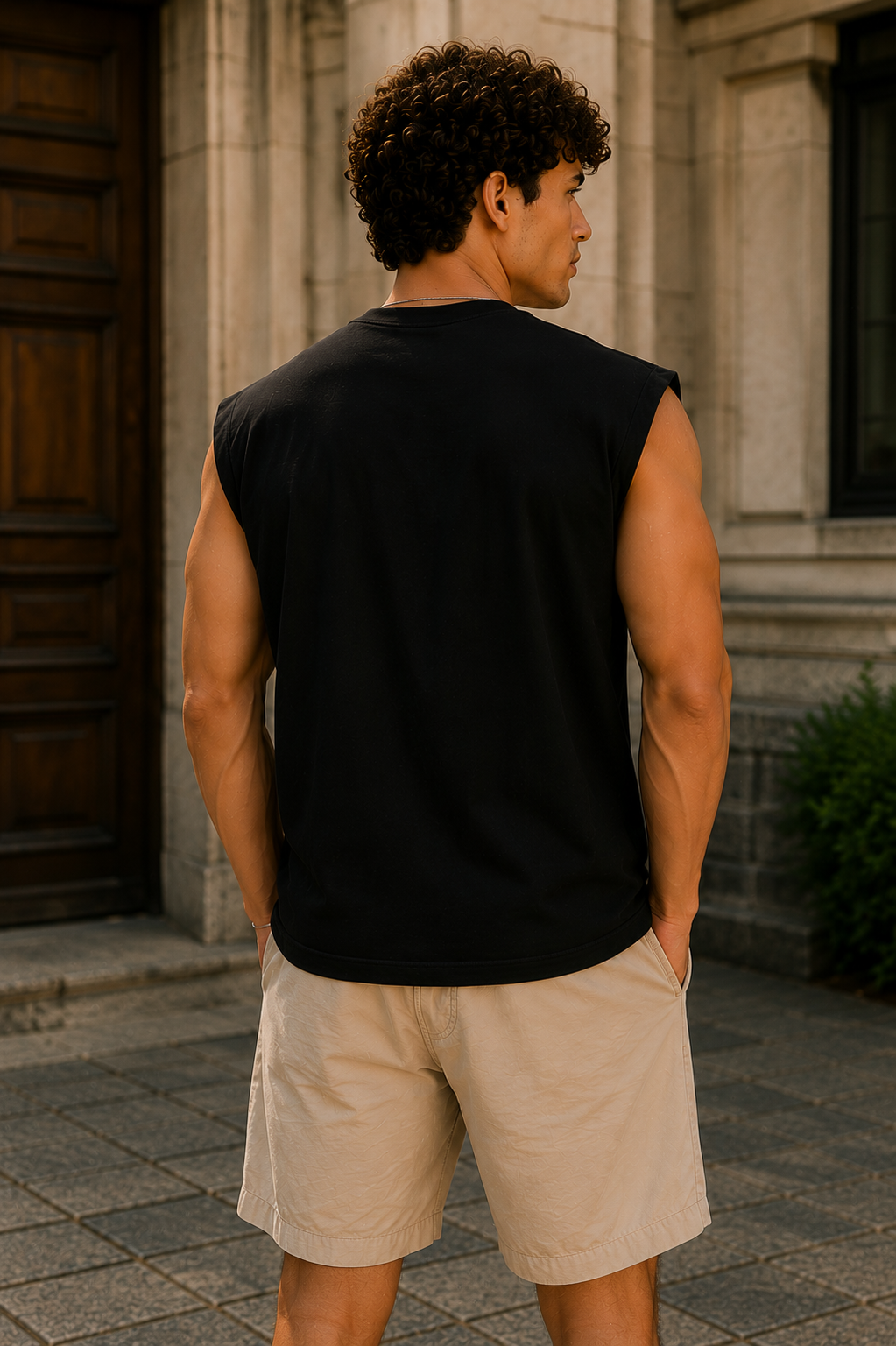Men’s Demon Print Tank Top.