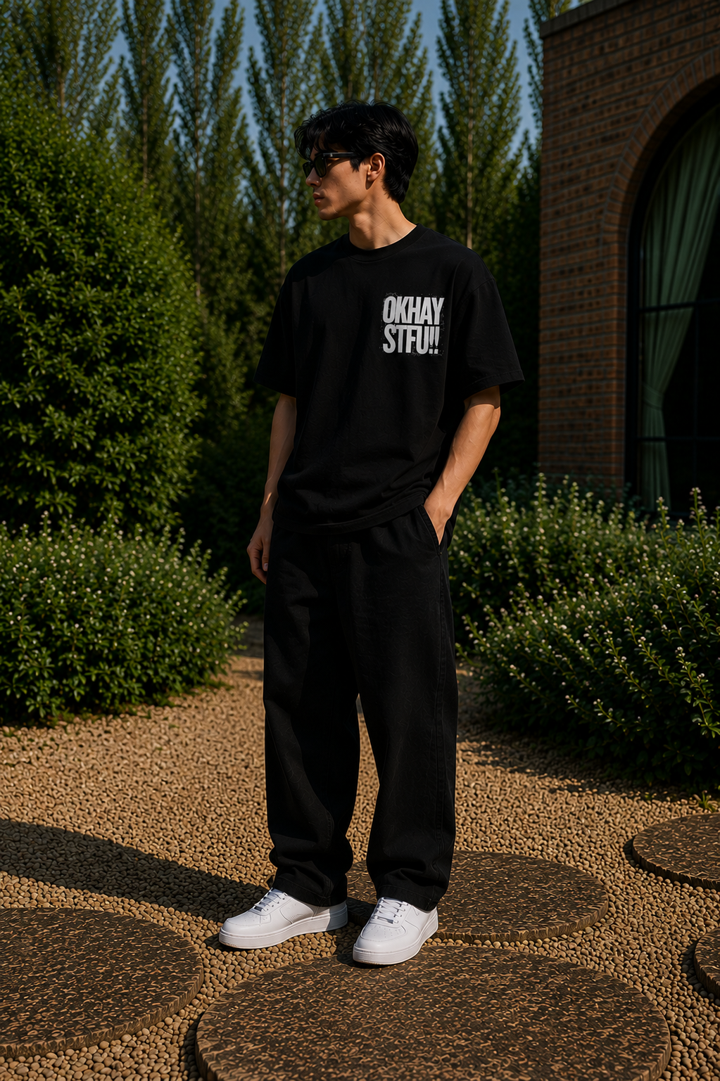 Okhay STFU!! Backprint Tee