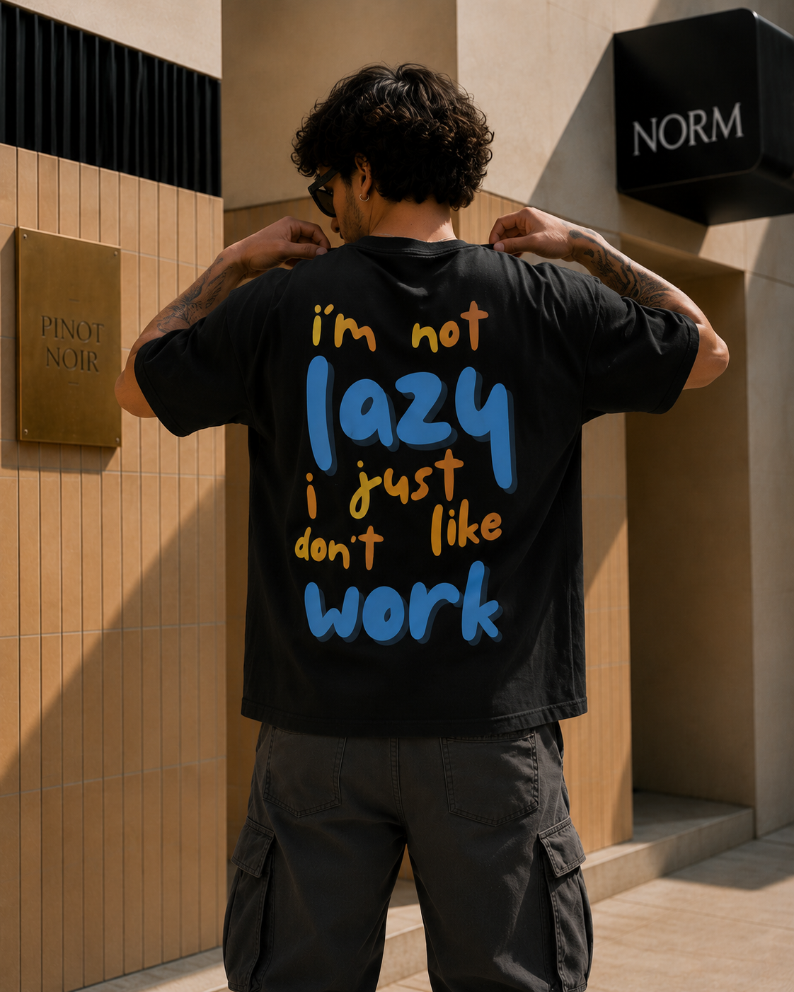 I'm Not Lazy Tee