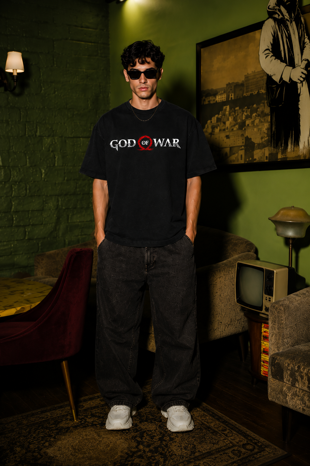 God of War Kratos Backprint Tee