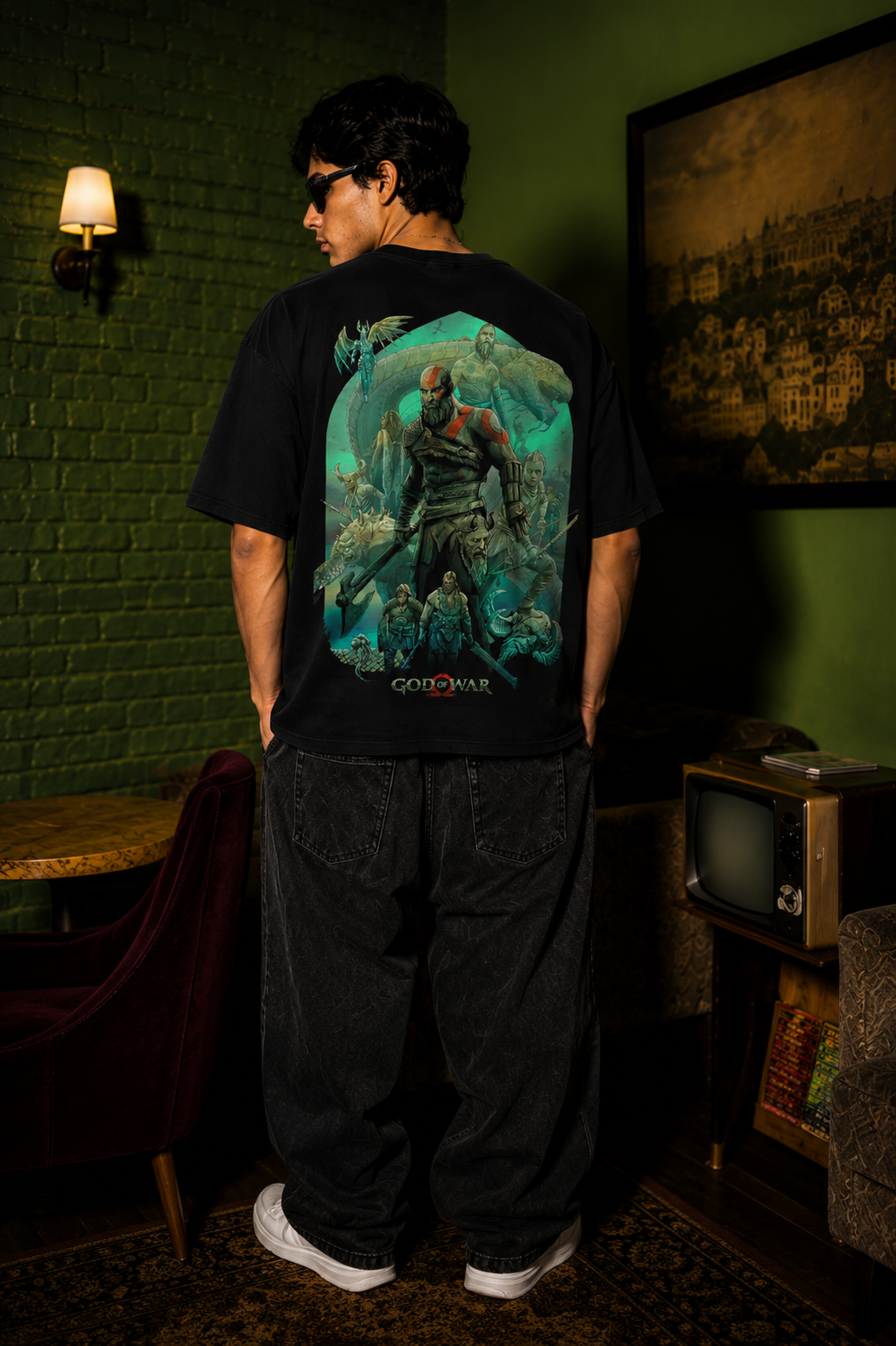 God of War Kratos Backprint Tee