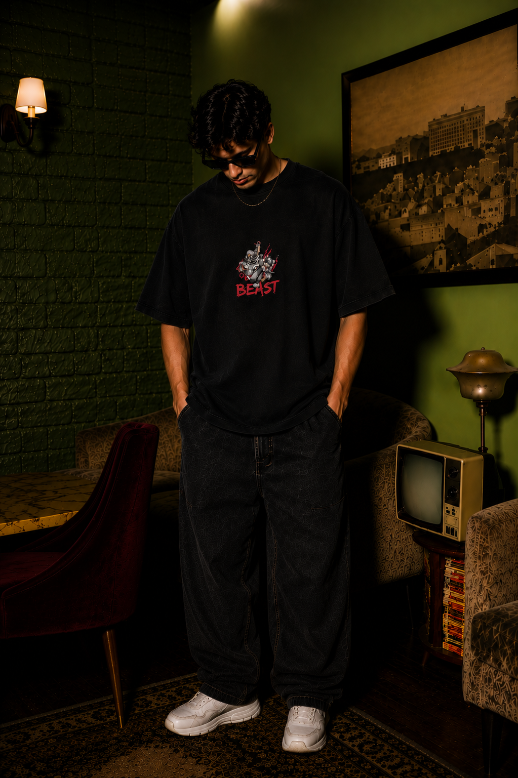 Beast White Tiger Tee