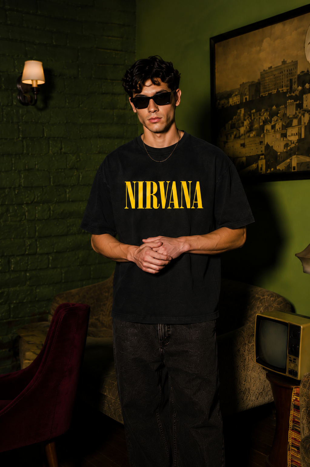 Nirvana Band Photo Tee