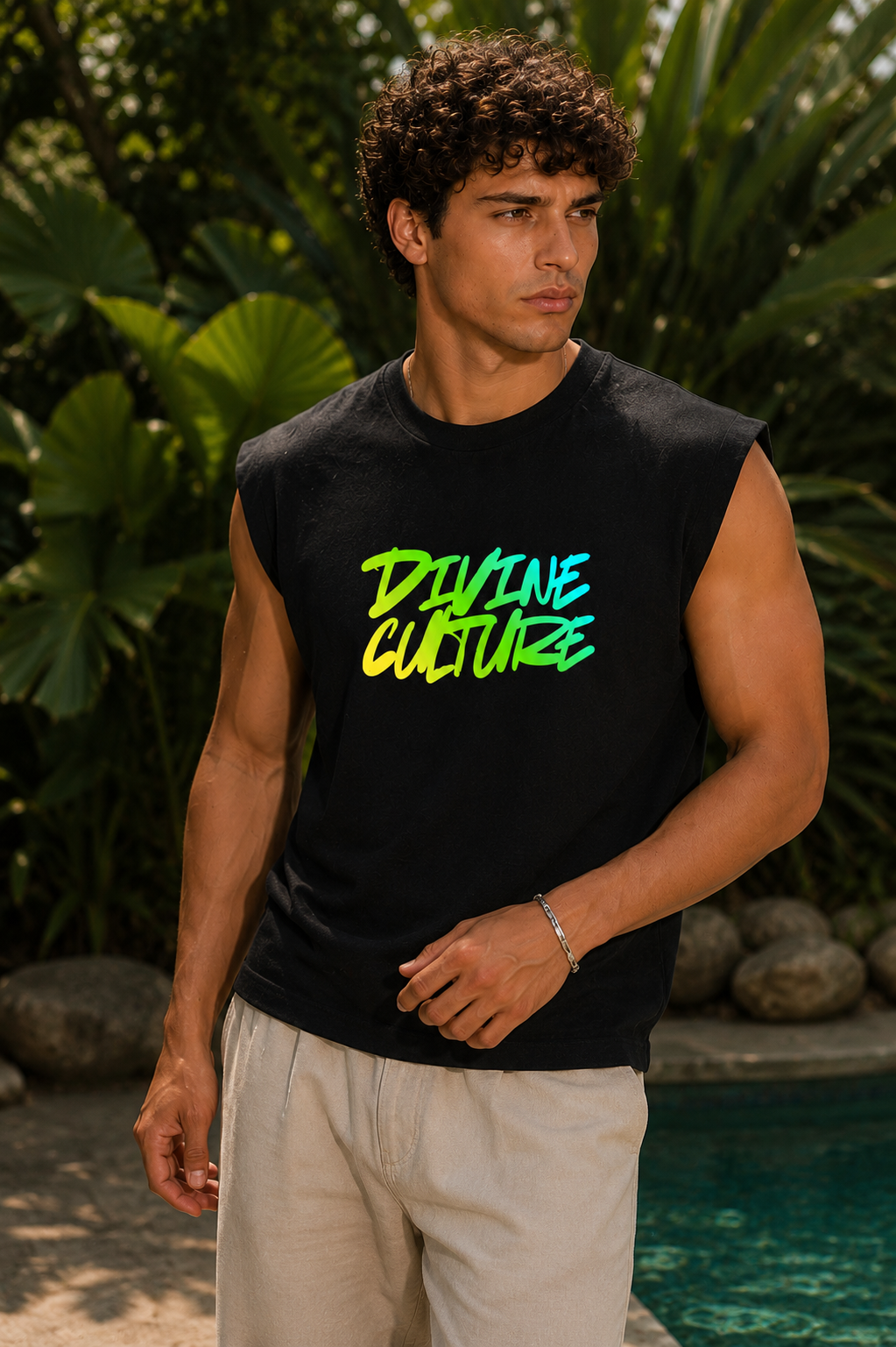 Divine Culture Bandana Backprint Tank