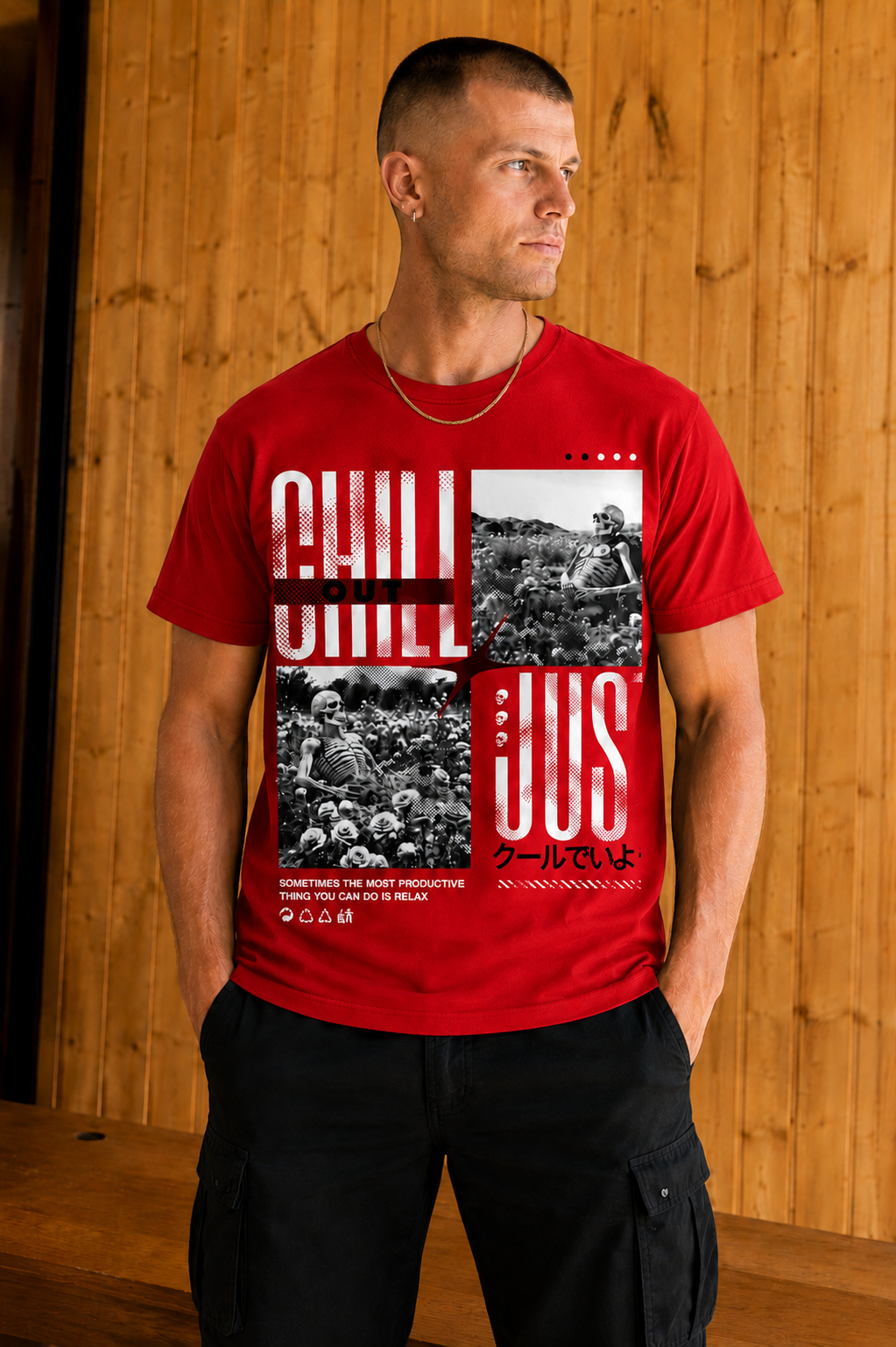 Chill Out Oversized Tee-3