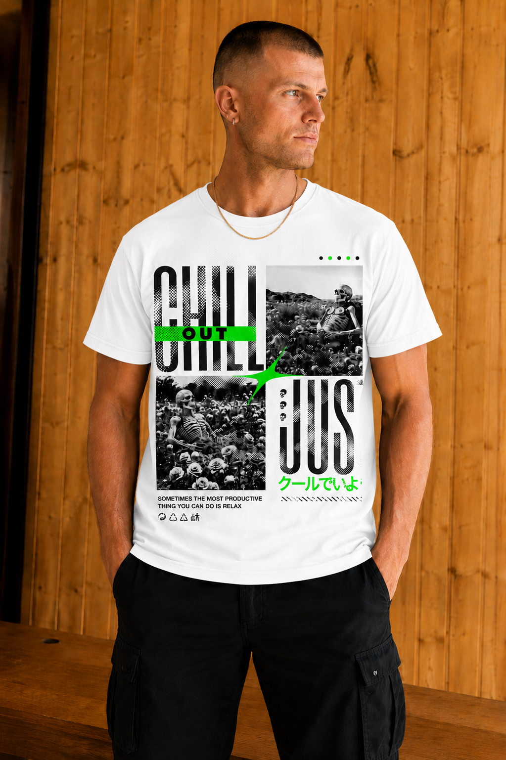 Chill Out Oversized Tee-4