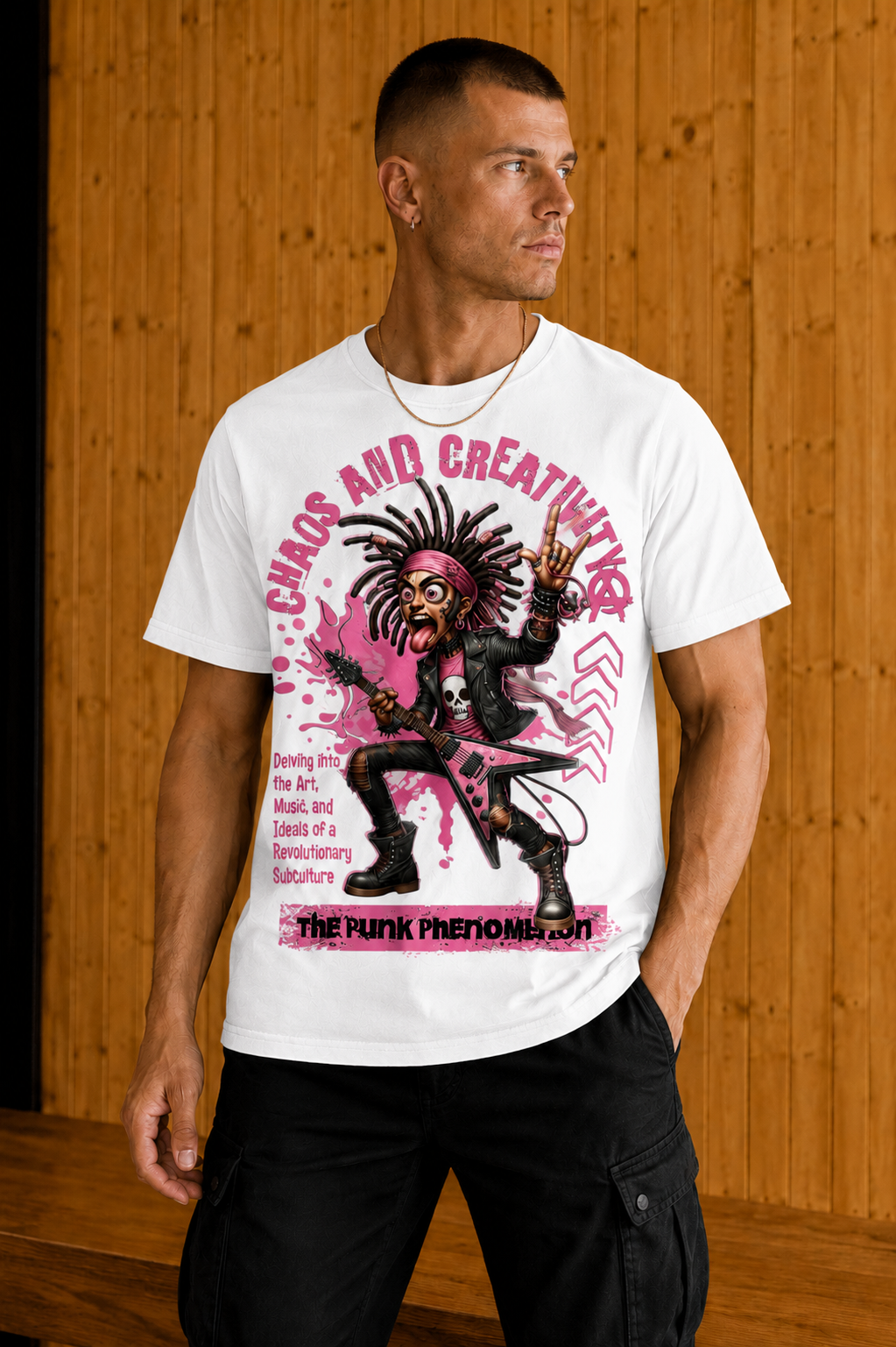 Chaos & Creativity Punk Tee-4