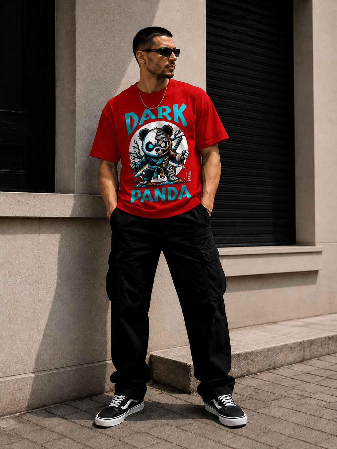 Dark Panda Ninja Tee-3
