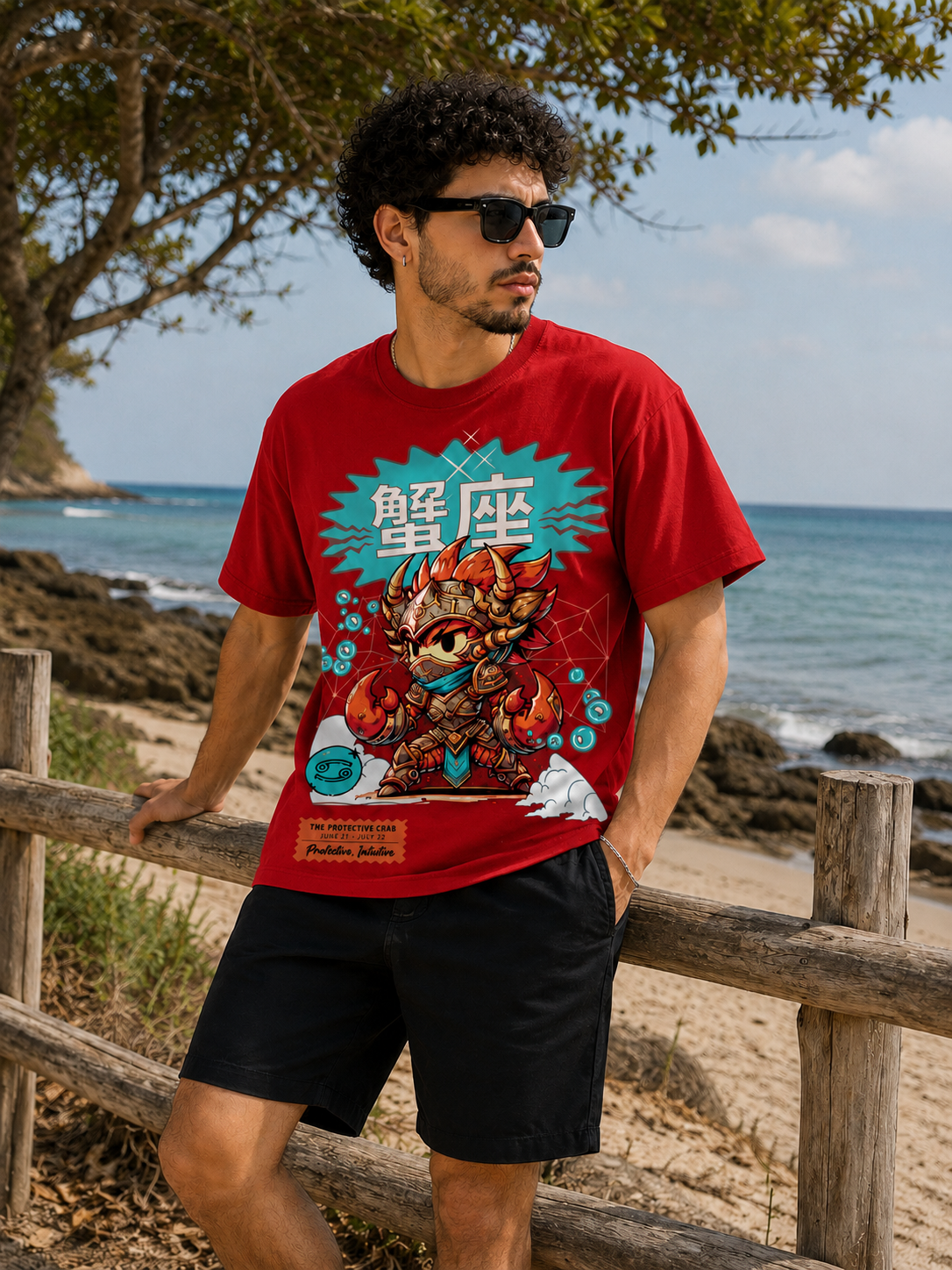 Cancer Zodiac Warrior Tee-3