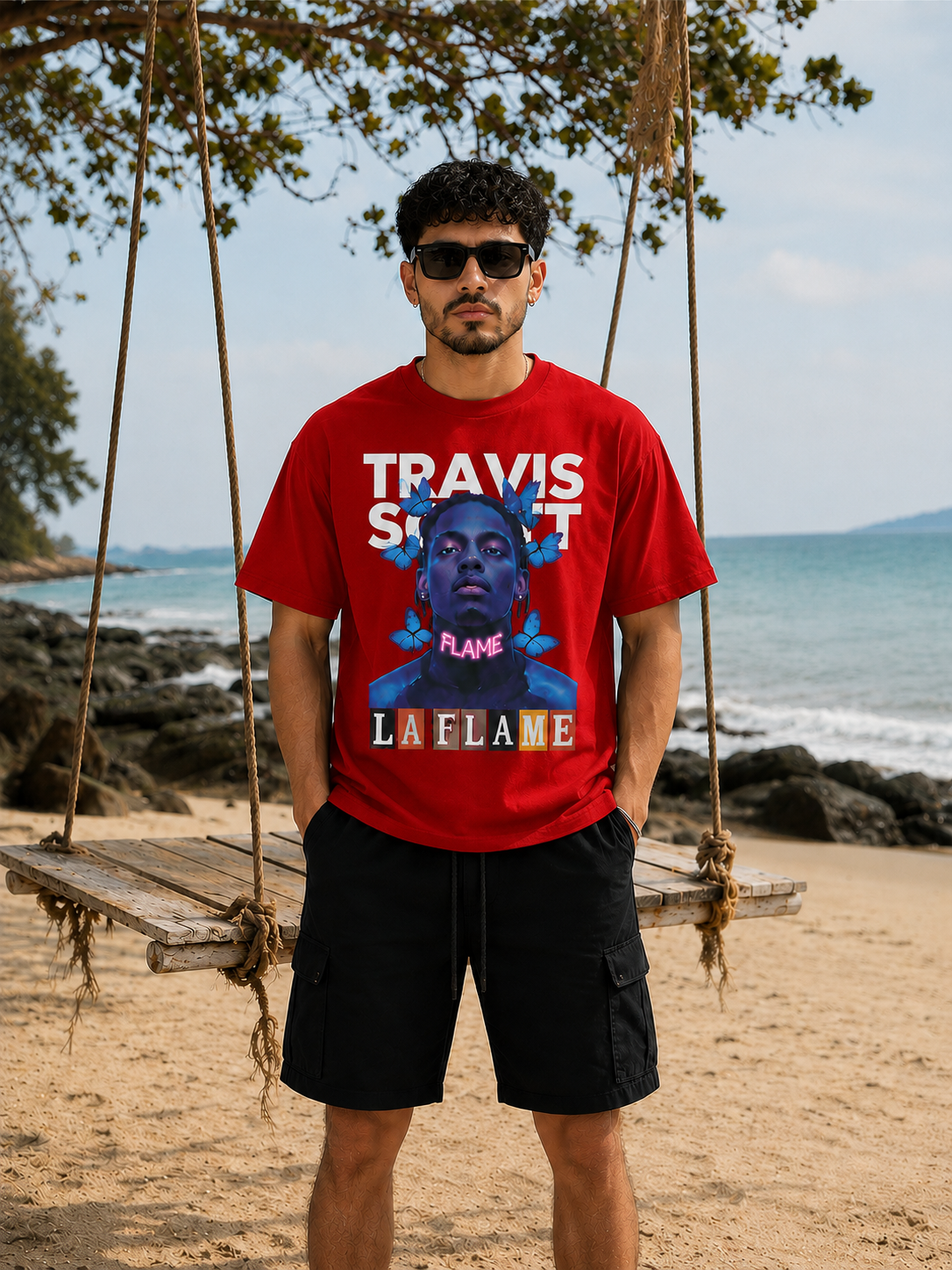 Travis Scott La Flame Tee-3