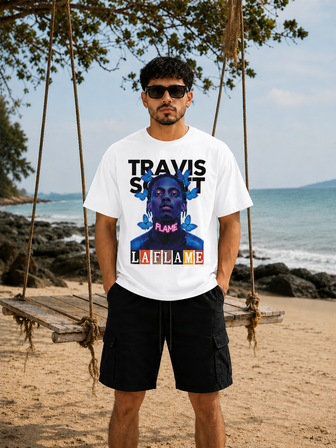Travis Scott La Flame Tee-4