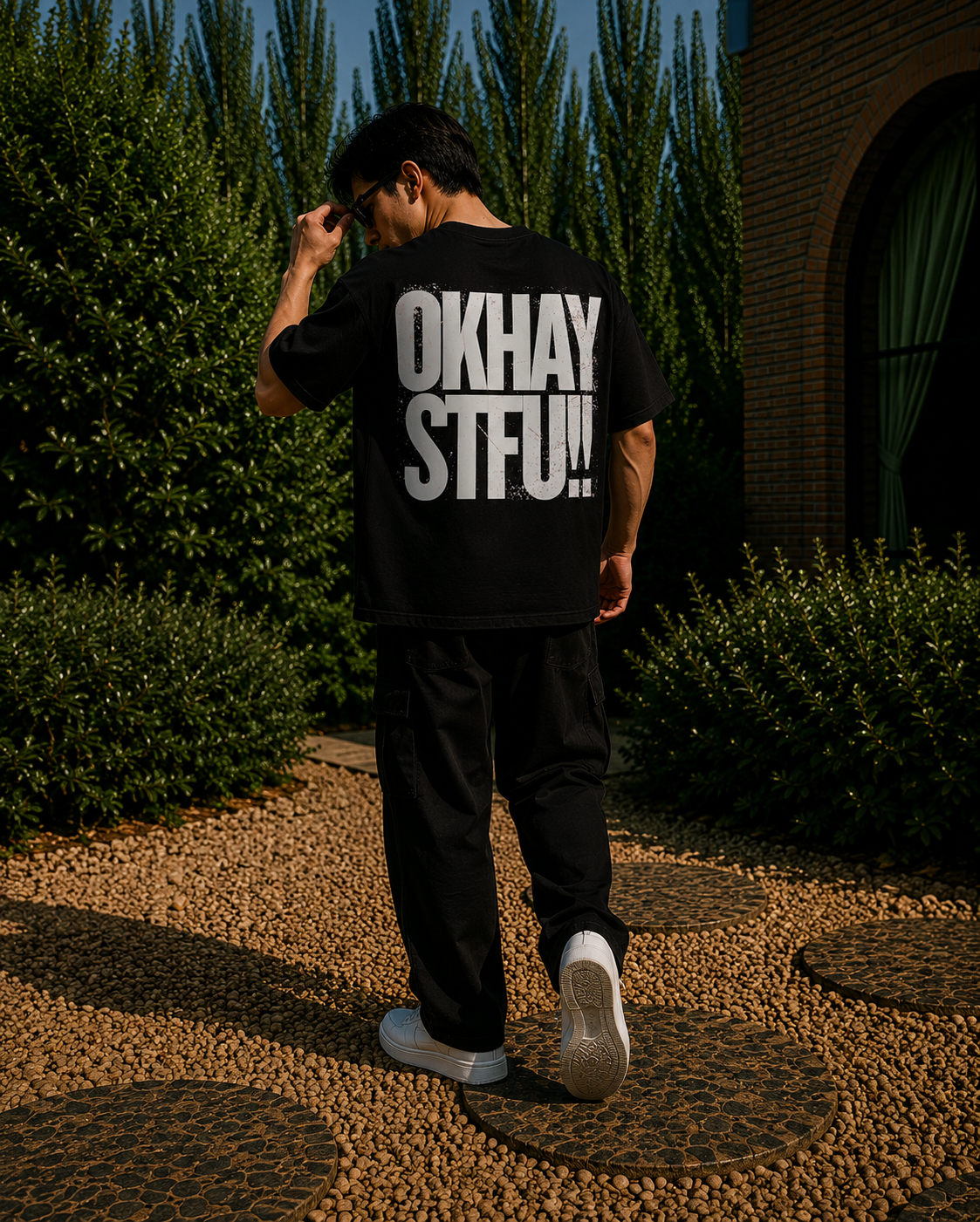 Okhay STFU!! Backprint Tee